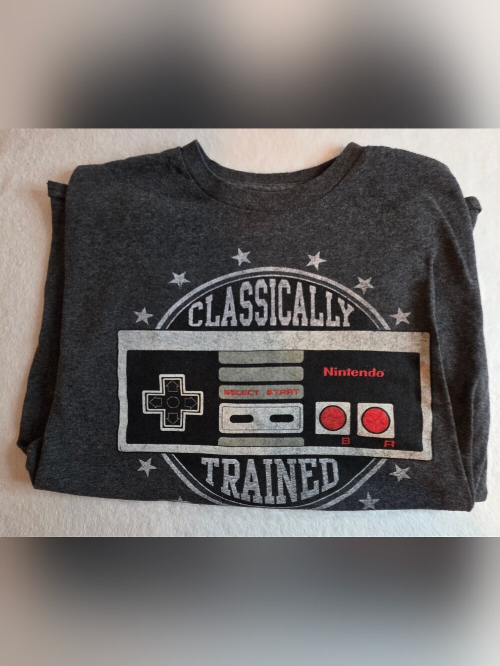 Nintendo Entertainment System Classically Trained Graphic T-Shirt Men's Medium